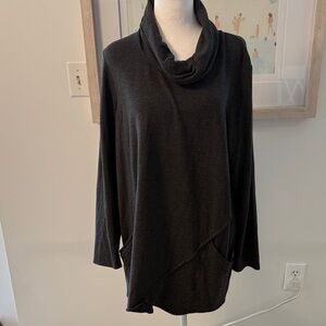 J. Jill CharcoalCowl Neck Tunic Size XL
